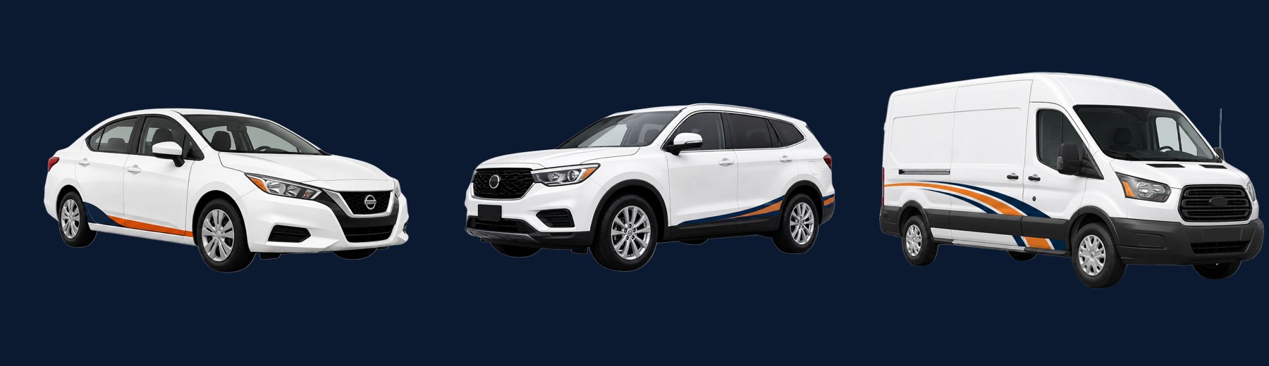 Errand Express Logistics LLC company fleet ready for business deliveries